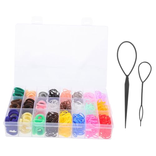 PAMINGONO 1satz Haargummis Elastische Haargummis Für Lockiges Haar Stylische Haarschmuck Clips Langlebig Und Rutschfest Für Damen Und Verschiedene Frisuren von PAMINGONO