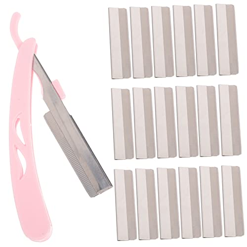 PAMINGONO 1 Satz Klinge Zum Trimmen Der Augenbrauen Augenbrauenpflegeset Bartschneider Brauenrasierer Gesichtsrasierer Für Das Gesicht Der Frau Fuzz-rasierer Gesichtsrasierer Damen Edelstahl von PAMINGONO