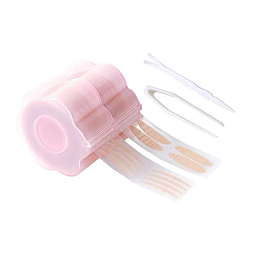 PAMINGONO 1 Satz Nachlauflosen Doppelten Augenlidbändern Mit Pinzette Beauty Eye Patch (pink) von PAMINGONO