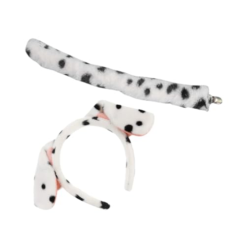 PAMINGONO Welpen Kostüm Requisiten Tier Ohr Stirnband Bühne Leistung Hund Cosplay Dekorationen von PAMINGONO