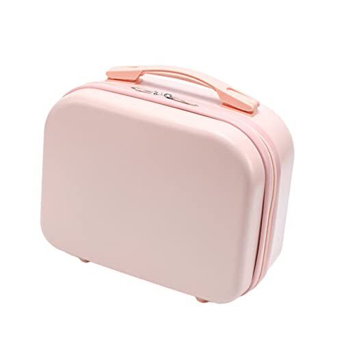PAMINGONO Tragbarer Einfarbiger Kosmetikkoffer Für Damen Mini Makeup Aufbewahrungstasche Leicht Und Handlich Für Reisen Und Alltag von PAMINGONO