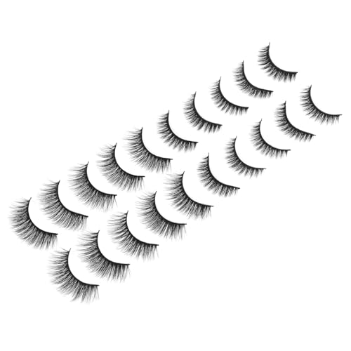 PAMINGONO 10 Paare Mehrschichtige Falsche Wimpern für Frauen Party Makeup Verlängerung Natürlicher Look Leicht und Wiederverwendbar für Alltag Hochzeit und Fotoshootings PAMINGONO 10 Paare Mehrschichtige Falsche Wimpern für Frauen Party Makeup Verlängerung Natürlicher Look Leicht und Wiederverwendbar für Alltag Hochzeit und Fotoshootings von PAMINGONO