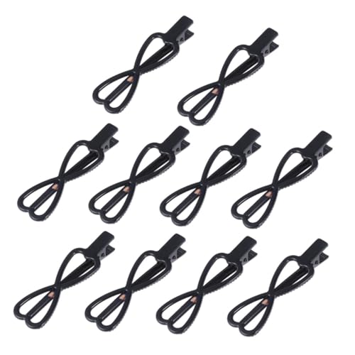 PAMINGONO Haar-accessoires-set 10-teilig Schwarze Fliege Bobby Für Mädchen Und Frauen Nicht Verbiegende Haarspangen von PAMINGONO