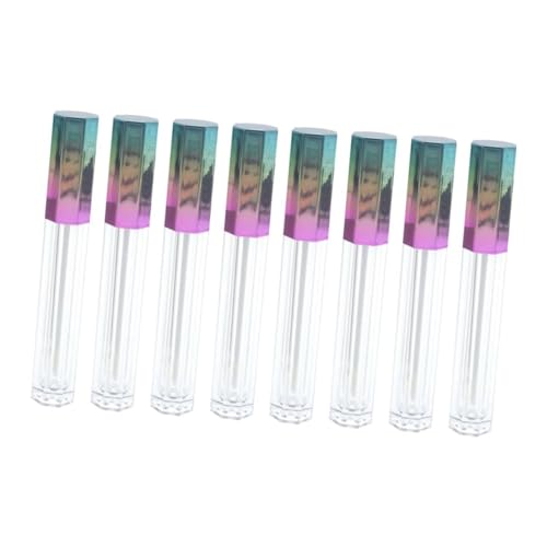 PAMINGONO 10 Stück Leere Tuben Mit Lipgloss Mini Lipgloss Röhren Lip Plumper Gloss Klare Farbige Lipgloss Make Up Flaschen Leere Lipgloss Flaschen Flaschenrohrbehälter Lippentönung von PAMINGONO