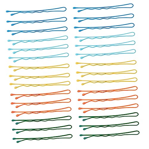 PAMINGONO 100 Stück Teiliges Haarklammern Set Buntes Macaroon Design Rutschfeste Haarspangen für Damen Mädchen Vielseitige Haaraccessoires für Alltag Party Festival von PAMINGONO