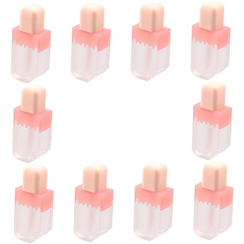 PAMINGONO 10St Lipgloss Tube Spenderbehälter lippenbalsam flasche Tube Lipgloss Behälter für Lipgloss lip gloss tubes Lippenstift-Probeflasche leere Lipgloss-Tuben Lipgloss-Flaschen Abs von PAMINGONO