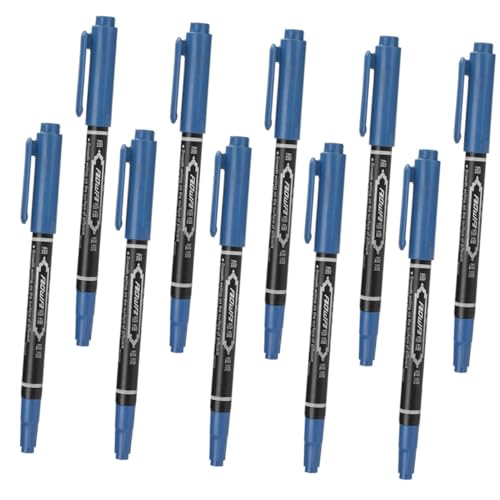 PAMINGONO 10st Augenbrauenstift Positions-mapping-tool Tattoo-stift-werkzeug Wasserdichter Make-up-maker Body-marker-tätowierung Weißer Tätowierstift Lippen-mapping-stift Plastik Blue PAMINGONO 10st Augenbrauenstift Positions-mapping-tool Tattoo-stift-werkzeug Wasserdichter Make-up-maker Body-marker-tätowierung Weißer Tätowierstift Lippen-mapping-stift Plastik Blue von PAMINGONO