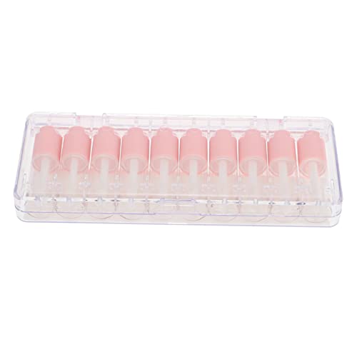 PAMINGONO 10stücke Diy Lipgloss Behälter Transparente Lipglanzbehälter Für Damen Wiederverwendbar Und Langlebig Zubehör Für Kreative Farbideen Und Eigene Lippenpflege von PAMINGONO