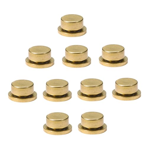 PAMINGONO 10stücke Hochgeschwindigkeitsrotation Nagel Dekor Kupfer Nagel Ornament Diy Schmuck Accessoire Für Frauen Nägel Mit Einfacher Anwendung Und Sicheren Materialien von PAMINGONO