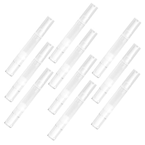 PAMINGONO 10stücke Transparente Kosmetik-pens Nachfüllbare Tuben Für Lip Gloss Flüssigfoundation Und Ätherische Öle Multifunktionale Tragbare Applikatoren Für Und Zuhause von PAMINGONO