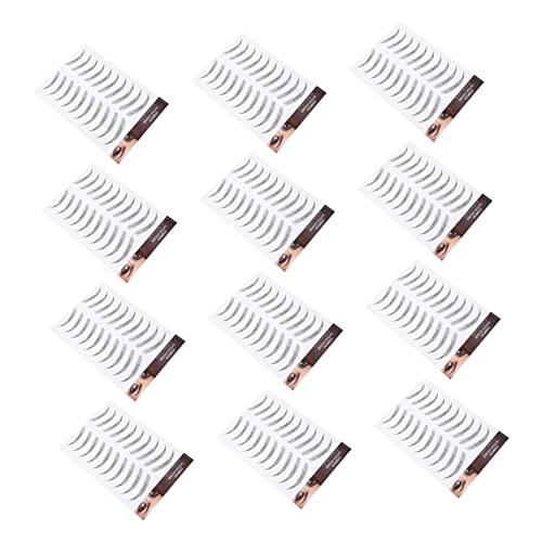 PAMINGONO 12blätter Imitation Augenbrauen Aufkleber Wasserdichte Haarähnliche Transfer Tattoos Für Augenbrauen Eco-freundlich von PAMINGONO