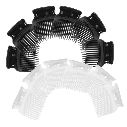 PAMINGONO 12 Stück Teiliges Heiße Kunststoff haarklammern mit Hitzeschutz Leichte Lockenwickler für Damen und Mädchen Vielseitig Einsetzbar zum Stylen und Schutz Langer Haare von PAMINGONO