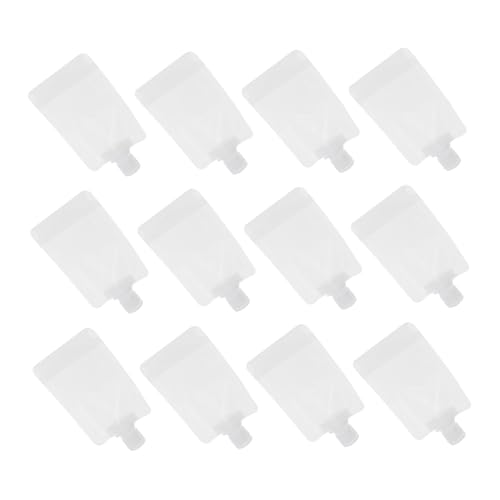 PAMINGONO 12 Stück Teiliges Reise Lotion Nachfüllbeutel aus Robustem Kunststoff Auslaufsicher Tragbar und Quetschbar für Shampoo Handcreme Praktische Kosmetiktasche von PAMINGONO