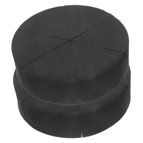 PAMINGONO 12St Dreieckiger nasser Hauch Make-up-Puff Frauen machen Puff Gesichtsschwamm Make-up- Make-up-Tool kosmetischer Foundation-Schwamm Hydrophiles Polyurethan Black von PAMINGONO