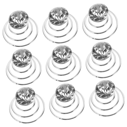 PAMINGONO 12stücke Mini Strass Spiral Haarspangen Für Frauen Hochzeit Braut Prom Party Decor von PAMINGONO