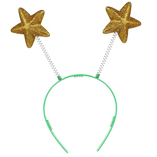 PAMINGONO 2er-set Stern-stirnband Multipack Haar-accessoires-set Für Mädchen Pailletten-kopfschmuck Pentagramm-stirnband Für Partys Bankette Besondere Anlässe 8 Stück von PAMINGONO