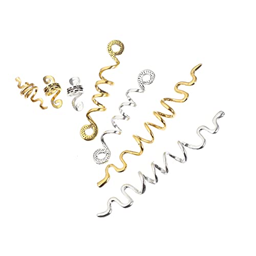PAMINGONO 16stücke Dreadlock Zopfperlen Haarschmuck Verstellbare Spiralen Für Dreads Zöpfe Und Frisuren Für Partys Hochzeiten Und Modeevents von PAMINGONO