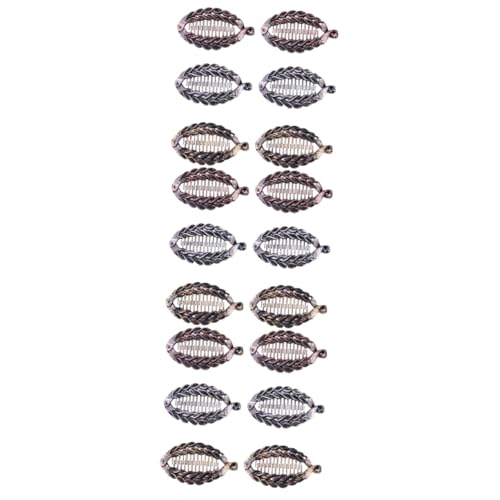 PAMINGONO 3 Sets Bananen-haarspangen Aus Kupfer Und Kunstharz Fischklammer Haar-accessoires-set Für Frauen Und Mädchen Hält 6 Stück * 3 von PAMINGONO