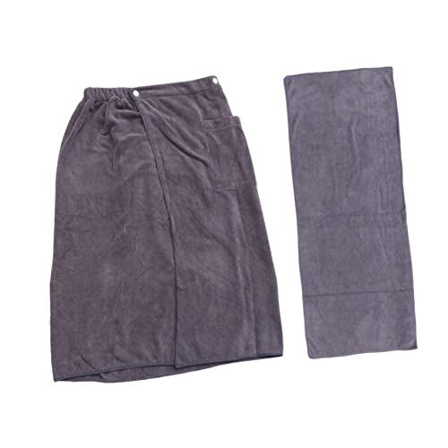 PAMINGONO Bademantel Für Herren Aus Mikrofaser Schnell Absorbierendes Badetuch Bequemer Baderock Für Home Und Bad von PAMINGONO