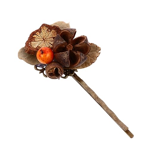 PAMINGONO 1stück Handgefertigter Vintage Haarklammer Simulation Haaraccessoire Für Damen Retro Stil Haarschmuck Für Frisuren von PAMINGONO