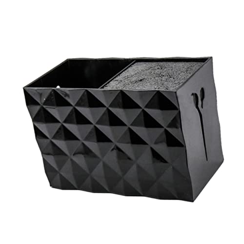 PAMINGONO 1stück Double Slots Scherenhalter Für Friseure Rutschfester Aufbewahrungsbox Für Haarschneider Und Zubehör Praktischer Organizer Für Salon Und Zuhause Schwarz von PAMINGONO