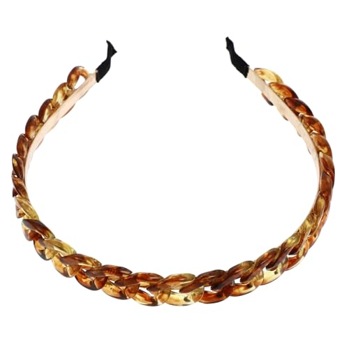 PAMINGONO Eleganter Ketten Haarreif Für Mädchen Charmanter Kopfschmuck Aus Acryl Einheitsgröße Für Partys Und Alltag von PAMINGONO