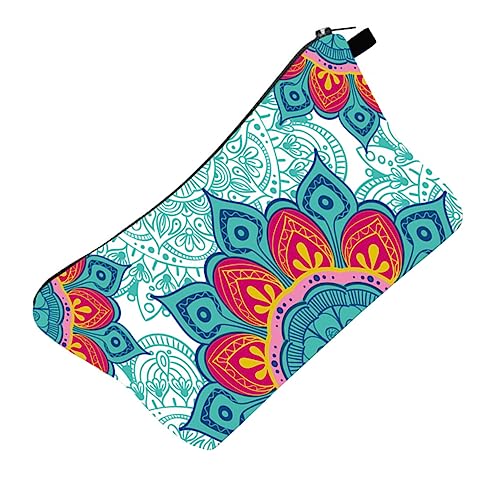 PAMINGONO 1stück Mandala Kosmetiktasche Für Damen Multifunktionale Aufbewahrungstasche Für Make-up Toilettenartikel Und Reisebedarf Leicht Und Kompakt Für Outdoor-aktivitäten Und von PAMINGONO