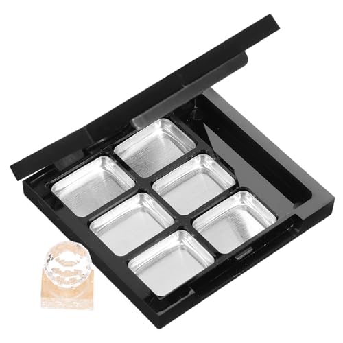 PAMINGONO 1satz Nachfüllbares Lidschatten-case Mit Spiegel Leeres Kosmetik-behälter Für Concealer Und Blusher Kompakt Und Tragbar Für Diy Und Reisen von PAMINGONO