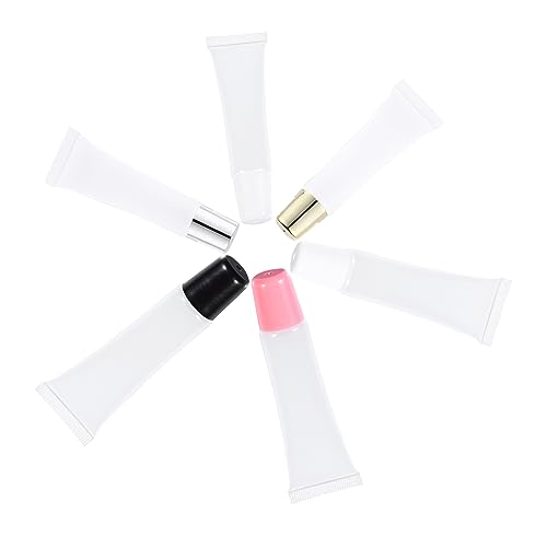PAMINGONO 1satz Transparente Lippenpflegestifte Leere Lip Gloss Röhrchen Mit Tropfer Für Lippenbalsam Lotion Lippenstift Und Kosmetik Praktische Verpackung Für -projekte von PAMINGONO