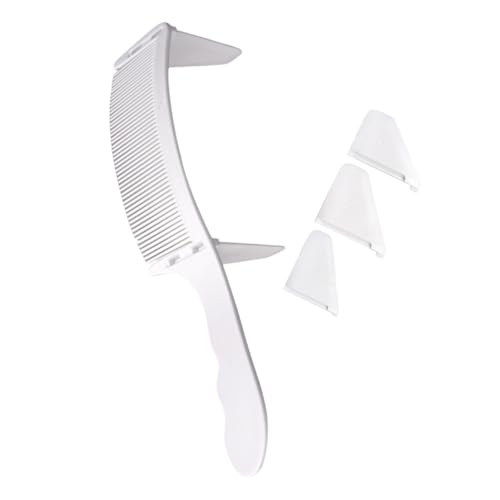 PAMINGONO S-förmiger Styling-kamm Für Männer Ergonomischer Haarkamm Aus Verstellbarer Schnurrbartkamm Set Mit Kleinen Kämme Für Friseure Professionelle Haarschneidekämme von PAMINGONO