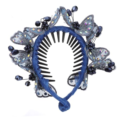 PAMINGONO Handgefertigte Gewebte Haarspangen Mit Kristallen Strass-haarschmuck Süße Haarspangen Für All-match-stil Einfach Zu Befestigen von PAMINGONO