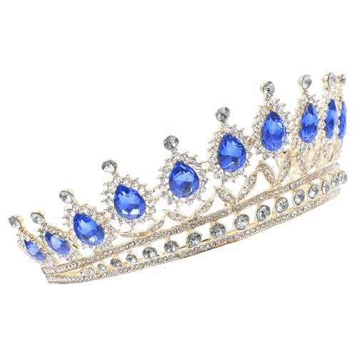 PAMINGONO Strass Krone Stirnband Anmutige Hochzeit Kupfer Krallen von PAMINGONO