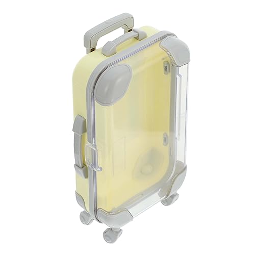 PAMINGONO 1stück Luggage-Shaped Eyelash Storage Box Leichter Kunststoff Organizer Für Falsche Wimpern Für Reisen Mit Einzigartigem Design Und Einfacher Handhabung von PAMINGONO