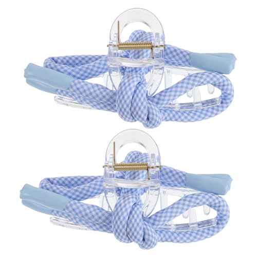 PAMINGONO 2 Haarklammern Mit Schleife: Rutschfeste Haarklammern Für Dünnes/dickes Haar – Haarspange Mit Schleife Und Gingham-muster Für Damen Und Mädchen Mit Starkem von PAMINGONO