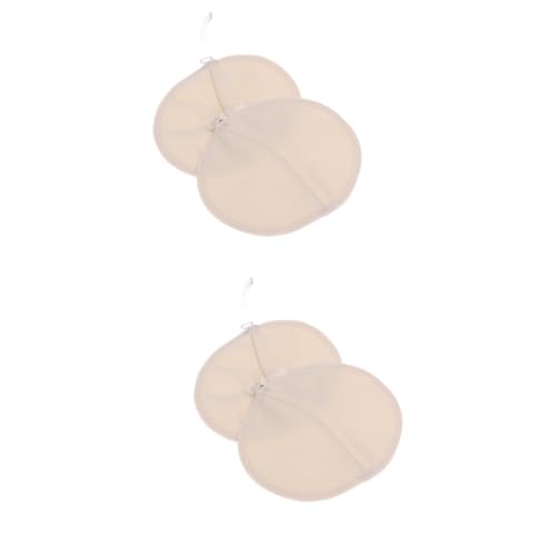 PAMINGONO 2 Paar Achsel Aufkleber waschbare Stilleinlagen Achselschild Antitranspirant-Aufkleber für die Achselhöhle Achselkleid schweißfänger schweißpads Unterarm weibliches Achselpolster von PAMINGONO