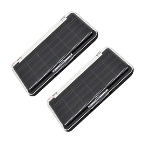 PAMINGONO 2 Stücke Lidschatten Fall 24 Leere Paletten Tragbare Reise Lidschatten Container Für Make-up von PAMINGONO
