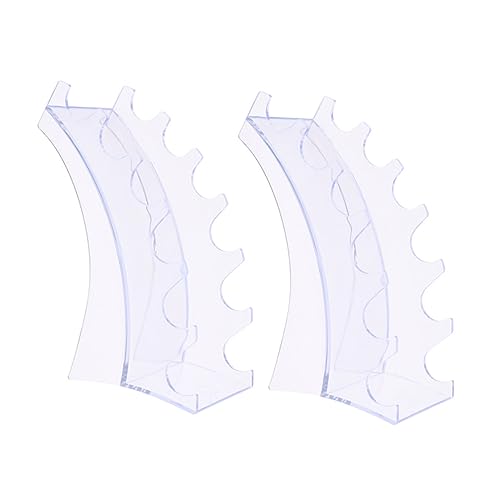 PAMINGONO 2stücke Aufbewahrungshalter Für Make-up-pinsel Transparenter Schreibtisch-aufbewahrungsständer Präsentationsständer Für Stifte Klarer Desktop-organizer Make-up Und Stiftaufbewahrun von PAMINGONO