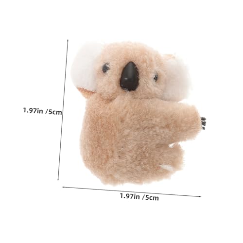 PAMINGONO 2 Stück Cartoon Haarklammern für und Mädchen Niedliche Plüschtier Haarspangen Seitliche Clips für Ponytail Dekoration und Lässige Outfits von PAMINGONO