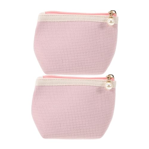 PAMINGONO 2stücke Mini Kosmetiktaschen Für Damen Tragbare Make-up Aufbewahrungstasche Im Kompakten Design Für Reisen Und Täglichen Gebrauch Aus Weichem Cordstoff Wasserabweisend Und von PAMINGONO
