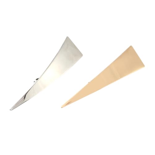 PAMINGONO 2 Stück Dreieckige Haarspangen Damen Haarklammern Rutschfest Geometrisch für Dickes und Dünnes Haar Haarclips für Frisuren Geburtstag Party von PAMINGONO