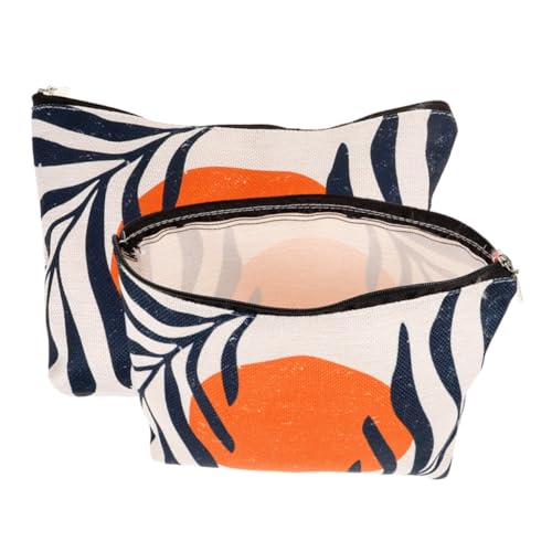 PAMINGONO 2stücke Kosmetiktaschen wasserdichte Schminktaschen Für Frauen Tragbare Toilettentaschen Mit Elegantem Design Für Reisen Und Alltägliche Nutzung von PAMINGONO