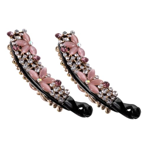 PAMINGONO 2stücke Bananenclips Für Haare Styling Klemmen Damen Bananen Haarclip Für Dicke Lockige Haare von PAMINGONO