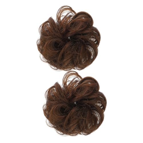 PAMINGONO 2 Stück Dutt-haarverlängerungen Für Frauen Haarknoten-verlängerungen Für Frauen Dutt-haarteil Dutt-haarverlängerung Gefälschte Haarknoten von PAMINGONO