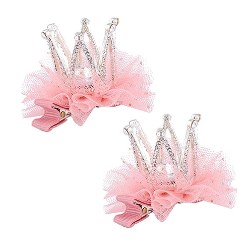 PAMINGONO 2 Stück Modische Haar-accessoires Für Mädchen 3d-diamant-netz-krone Kopfbedeckung Für Jungen Und Mädchen Schleife Haarnadeln PAMINGONO 2 Stück Modische Haar-accessoires Für Mädchen 3d-diamant-netz-krone Kopfbedeckung Für Jungen Und Mädchen Schleife Haarnadeln von PAMINGONO