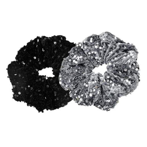 PAMINGONO Elegante Haargummis Für Damen 2er-pack Große Elastische Haarbänder Haar-accessoires Für Mädchen Dehnbare Pferdeschwanzhalter PAMINGONO Elegante Haargummis Für Damen 2er-pack Große Elastische Haarbänder Haar-accessoires Für Mädchen Dehnbare Pferdeschwanzhalter von PAMINGONO