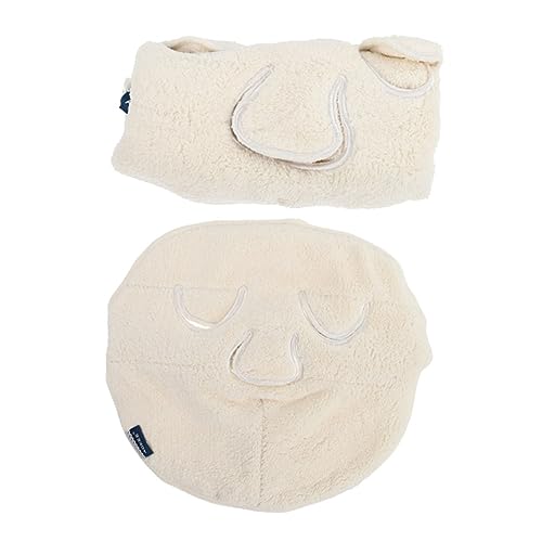 PAMINGONO 2 Stück Teiliges Gesichtstuch aus Weichem Hautfreundlichem Korallfleece Vielseitig als Feuchtigkeitsspendendes Beauty Kompressen Handtuch für Gesichtsmaske Kühl und von PAMINGONO