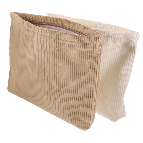 PAMINGONO 2er-Pack Reise-Make-up-Taschen für Damen Große Kapazität Tasche für Frauen Reißverschluss-unterteilungen Organisieren Sie Ihre Kosmetika von PAMINGONO