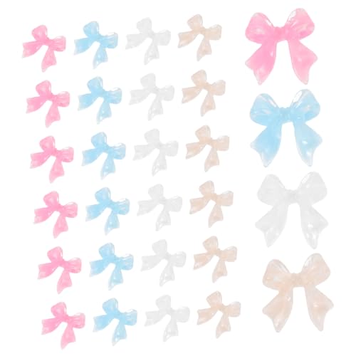 PAMINGONO 200stücke Nagelanhänger in Schleifenform Nail Art Charms Kleine Nagelsteine Für Maniküre Dekorationen Für Damen Nägel Diy Nageldekoration Edelsteine Für Künstliche Nägel von PAMINGONO