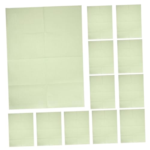 PAMINGONO Tattoo Entferner 20st Tätowierungen Tischdecke Nageltischunterlage Tischlätzchen Reinigungsmittel Nageltücher Nagelpapiertücher Für Acryl Tätowierungen Liefert Auslaufsichere Schicht Green von PAMINGONO