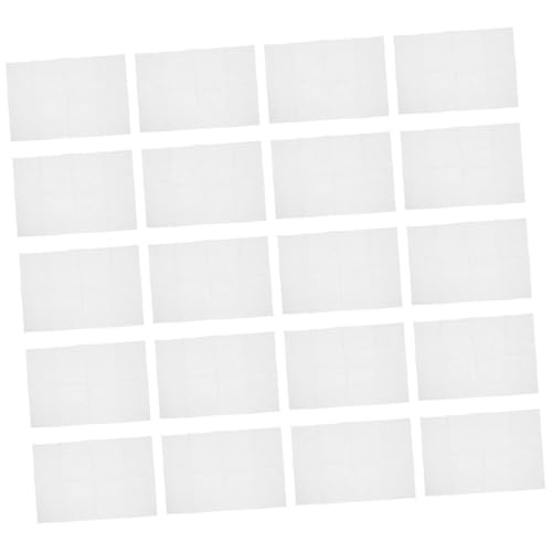 PAMINGONO 20st Zahnärztliche Versorgung Nagelpapiertücher Für Acryl Nageltischunterlage Tischlätzchen Reinigungsmittel Geduldige Piercing-lätzchen Saubere Unterlage Doppelter Zellstoff Weiß von PAMINGONO